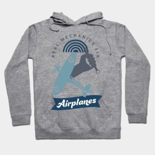 Airplane Mechanic Aircraft Technician Fun Hoodie